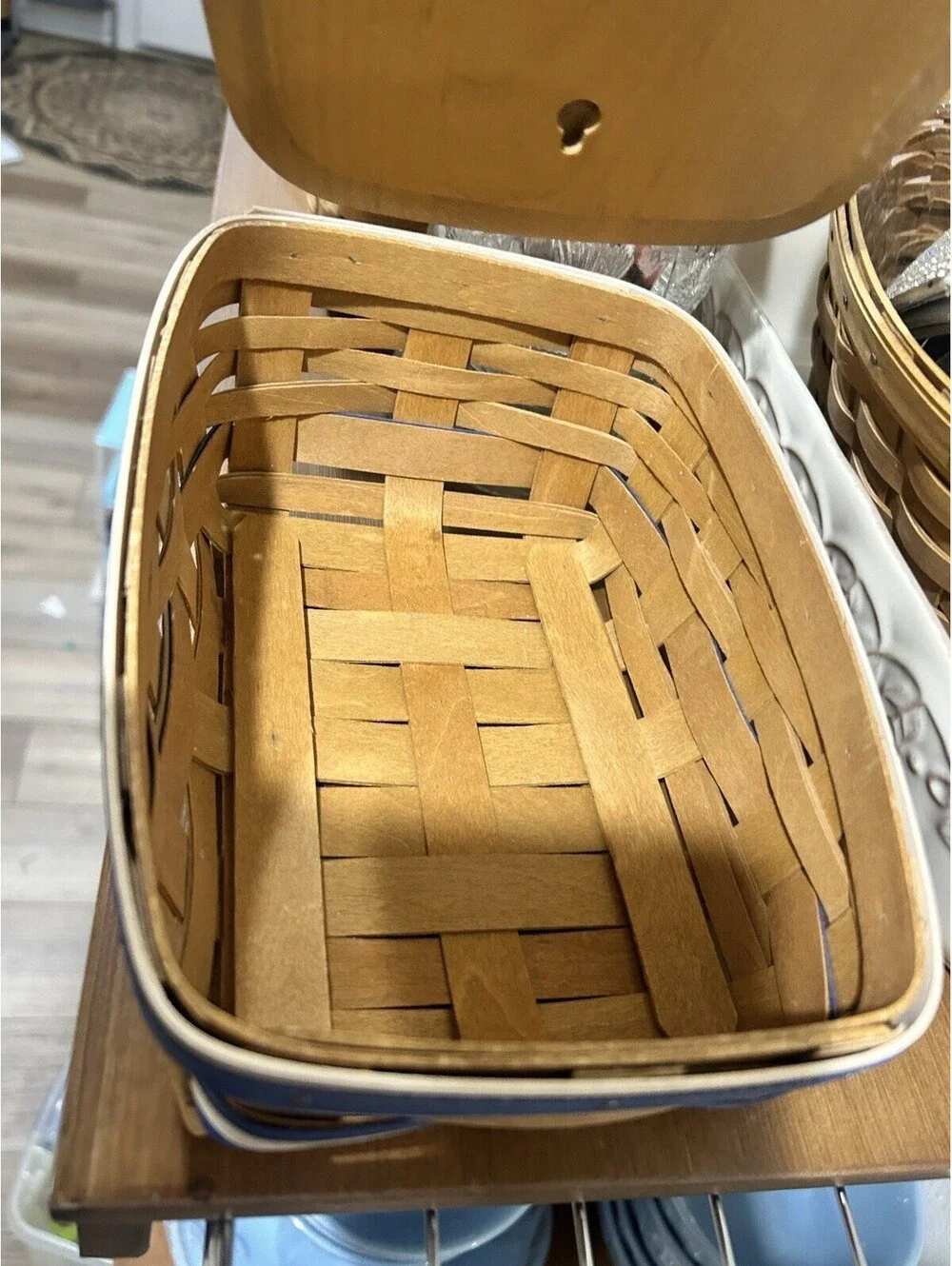 Longaberger Military Insignia Air Force Basket & Lid